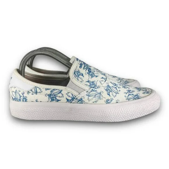 adidas Originals 3MC Disney Goofy Sneakers FV9910 Slip On White Blue Women